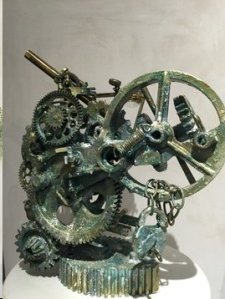 scientiquity, terry poulos, art, sculpture, atlantis, atlantean continuum, time, warp, travel, mechanism, ancient, greece, minoa, gears, antiquity, technology, gears, minoan, secrets, lock