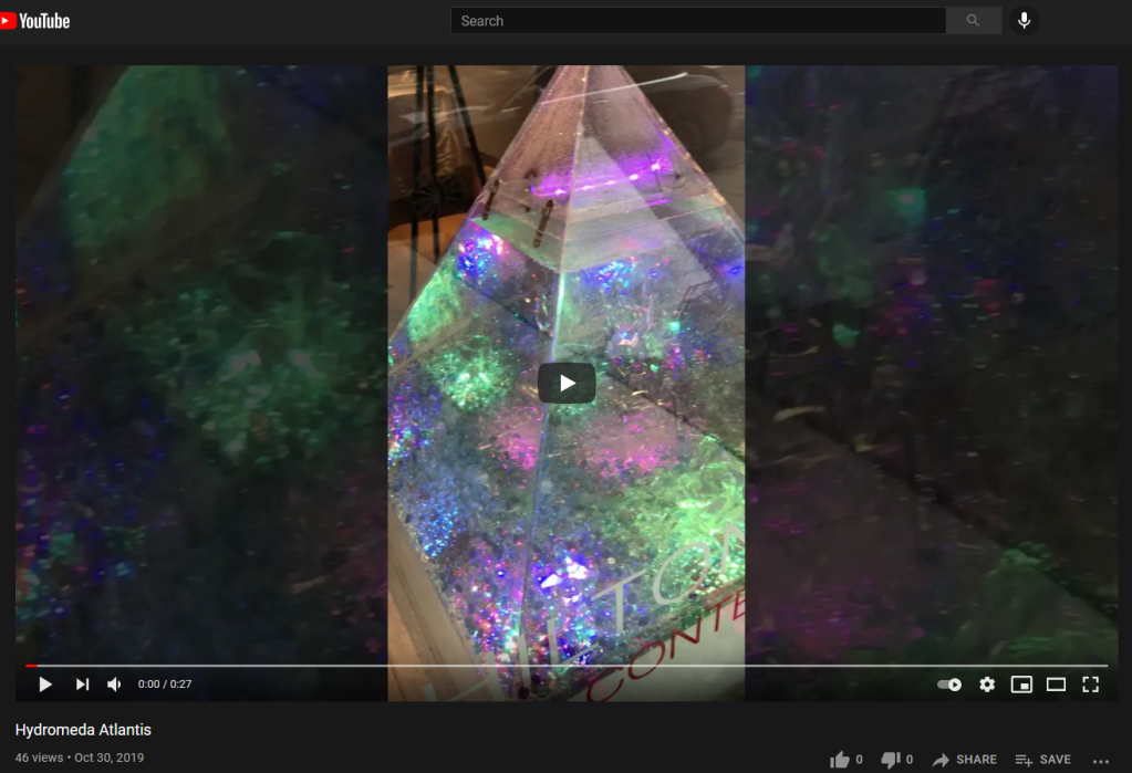 art, pyramid, scientiquity, hydromeda, atlantis, plato, forms, geometry, mathematics, terry poulos, light, sculpture, water