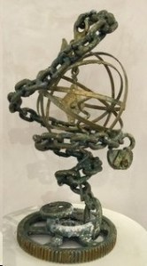 scientiquity, terry poulos, art, sculpture, archimedes, vortex, mechanism, ancient, science, mathematics, sphere, pulley, lock, secrets, technology, science, invention