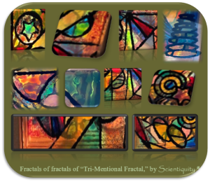 scientiquity, terry poulos, art, painting, gallery glass, fractal, geometry, multi-dimensional, light, luminence, platonic, form, stained glass, trimentional