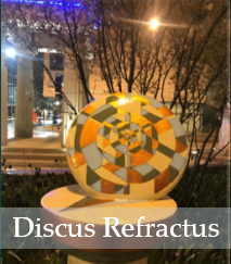 scientiquity, art, science, mathematics, math, archaeology, pyramids, egypt, greece, greek, light, mechanisms, technology, archimedes, antikythera, atlantis, alexandria, discus, olympics, fractal, refractus, national hellenic museum, chicago, terry poulos, artist, polymath