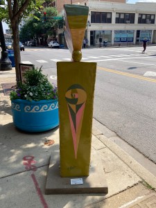 greektown chicago, butterfly exhibit, sculpture, art, greek, terry poulos, fractals, painting, hellenic, the dance of psyche