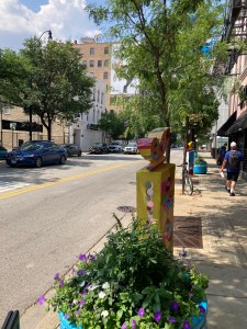 greektown chicago, butterfly exhibit, sculpture, art, greek, terry poulos, fractals, painting, hellenic, the dance of psyche